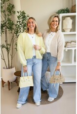 21Jewelz Gebreid vest - geel