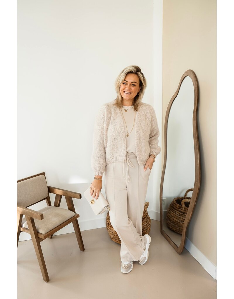 21Jewelz Casual straight leg jogger - beige