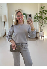 21Jewelz Co-ord set met casual straight leg jogger - taupe