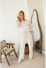 21Jewelz Co-ord set met casual straight leg jogger - beige