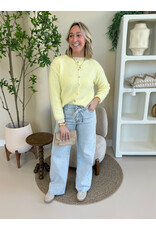 21Jewelz Wide leg jeans met strik detail - grijs