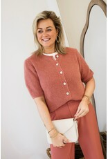 21Jewelz Vest met korte mouwen - oudroze