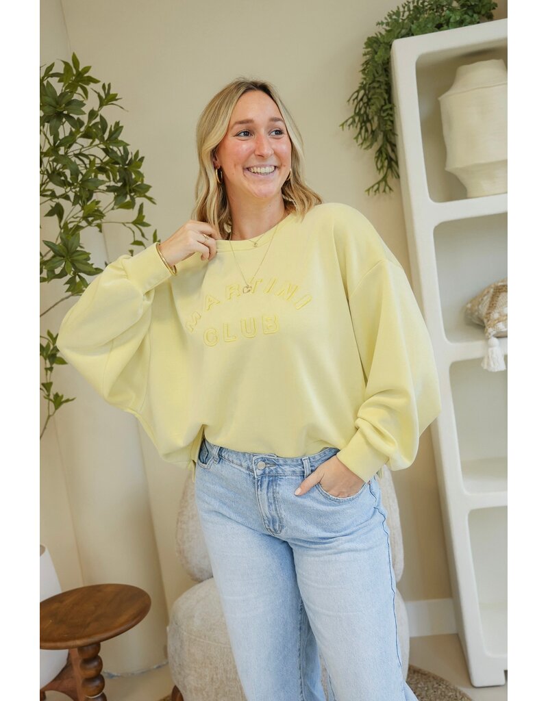 21Jewelz Martini club sweater - geel