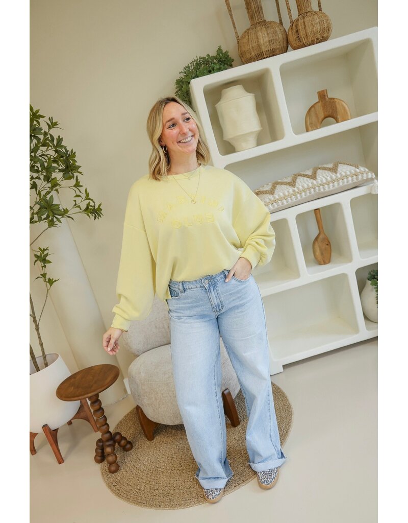 21Jewelz Martini club sweater - geel