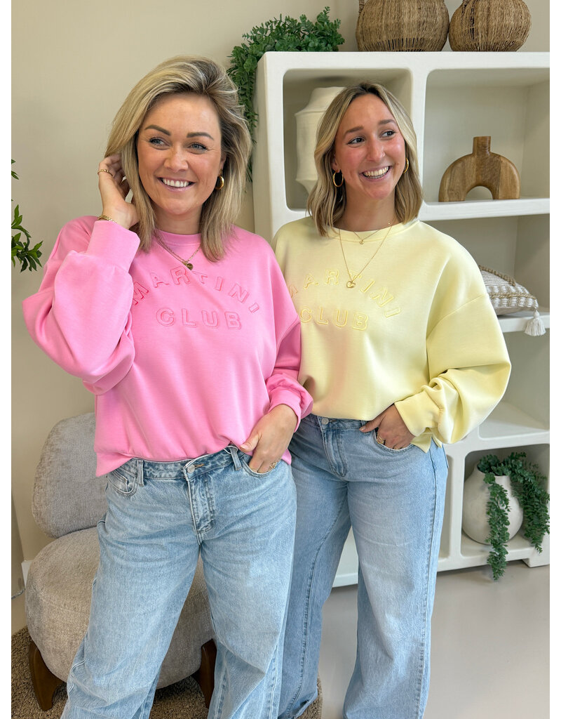 21Jewelz Martini club sweater - roze