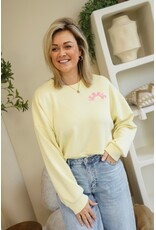 21Jewelz Iconic sweater - geel/roze