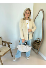 21Jewelz Double breasted blazer - beige