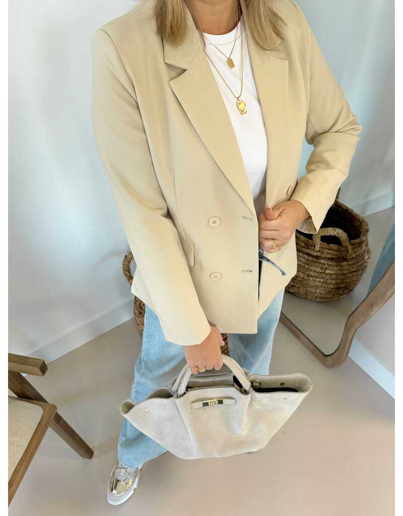21Jewelz Double breasted blazer - beige
