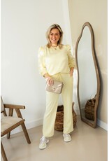 21Jewelz Co-ord set met casual straight leg jogger - geel