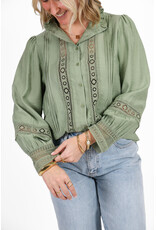 21Jewelz Kanten blouse - mintgroen