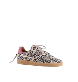 DWRS DWRS  | Poona leopard studs - sand/pink