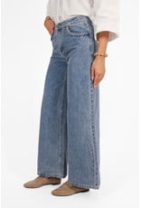 21Jewelz Wide leg jeans met vlecht details - blauw