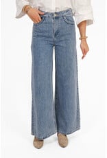 21Jewelz Wide leg jeans met vlecht details - blauw