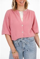 21Jewelz Wollig vestje met schoudervulling - roze