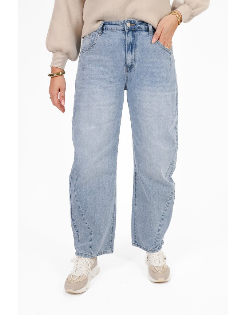 21Jewelz Barrel jeans - lichtblauw