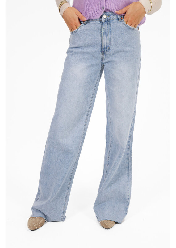 21Jewelz Wide leg jeans extra tall - blauw