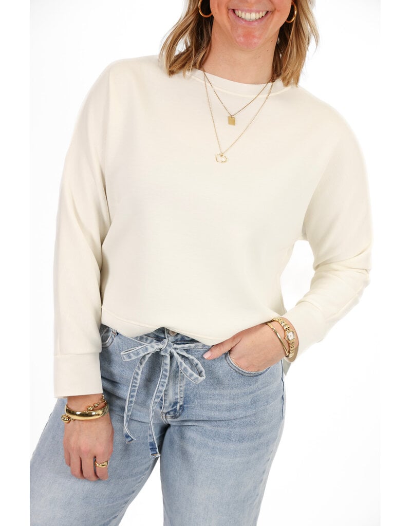 21Jewelz Effen basic sweater - ecru