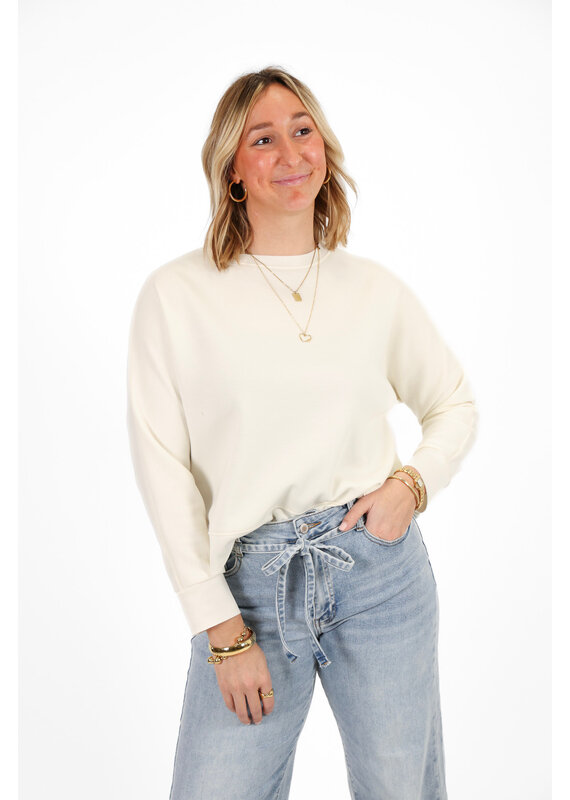 21Jewelz Effen basic sweater - ecru