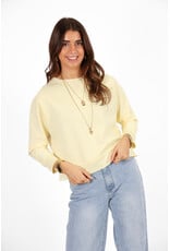 21Jewelz Effen basic sweater - geel