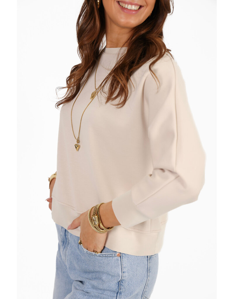21Jewelz Effen basic sweater - beige