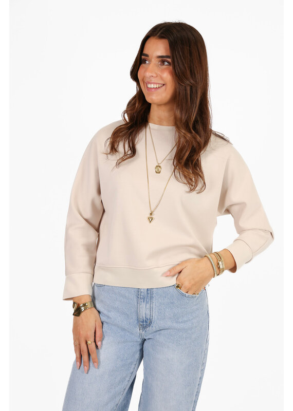 21Jewelz Effen basic sweater - beige