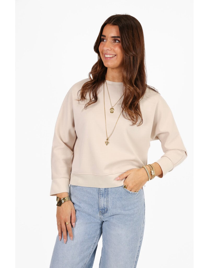 21Jewelz Effen basic sweater - beige