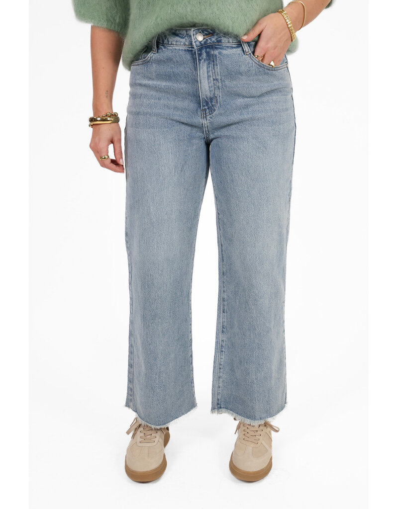 21Jewelz Cropped jeans - lichtblauw