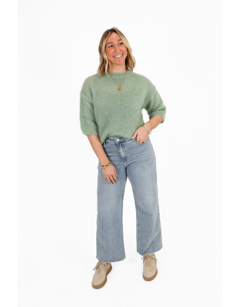 21Jewelz Cropped jeans - lichtblauw