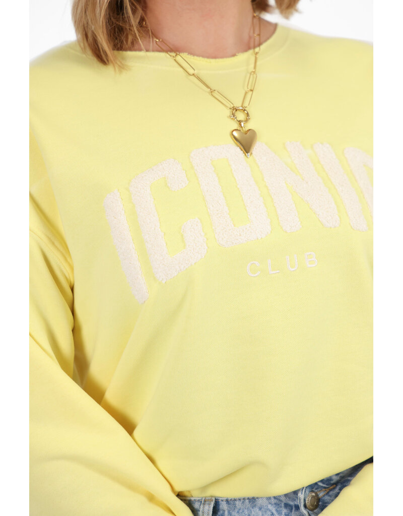 21Jewelz Iconic sweater - geel