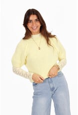 21Jewelz Truitje met opvallende naad - lichtgeel