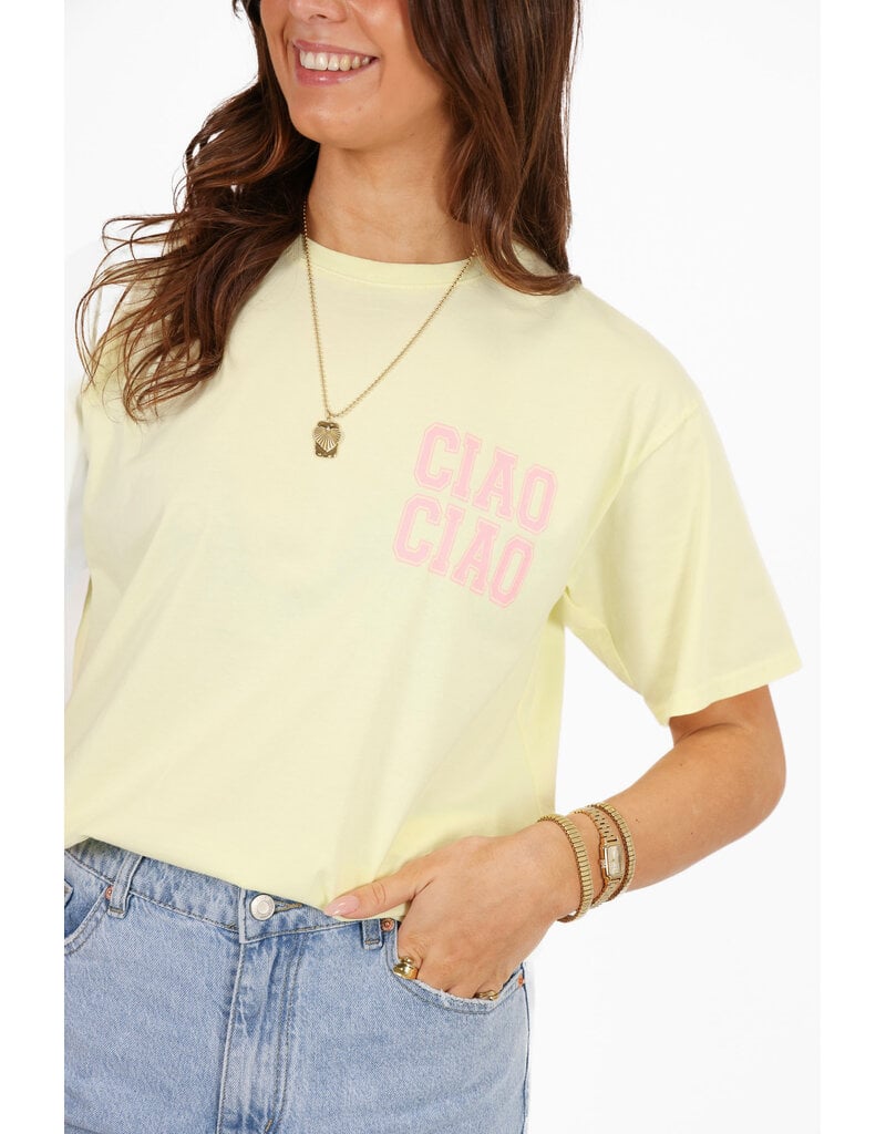 21Jewelz Ciao t-shirt - geel