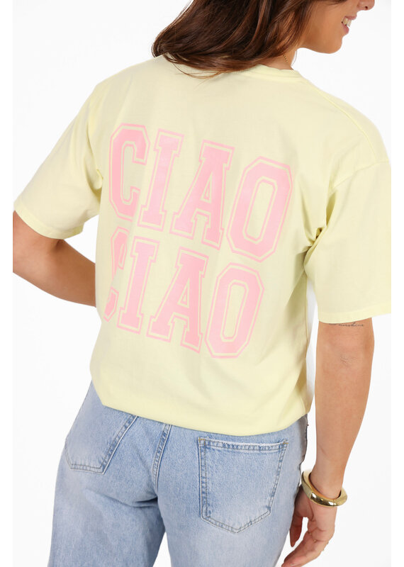 21Jewelz Ciao t-shirt - geel