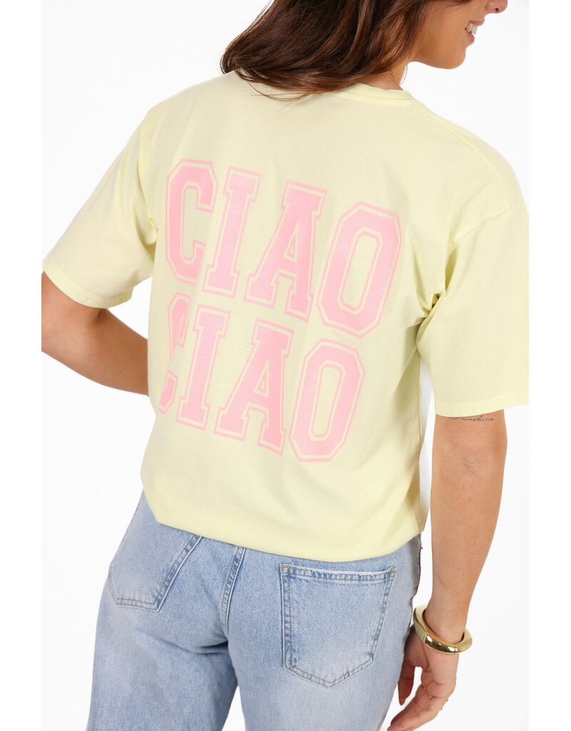21Jewelz Ciao t-shirt - geel