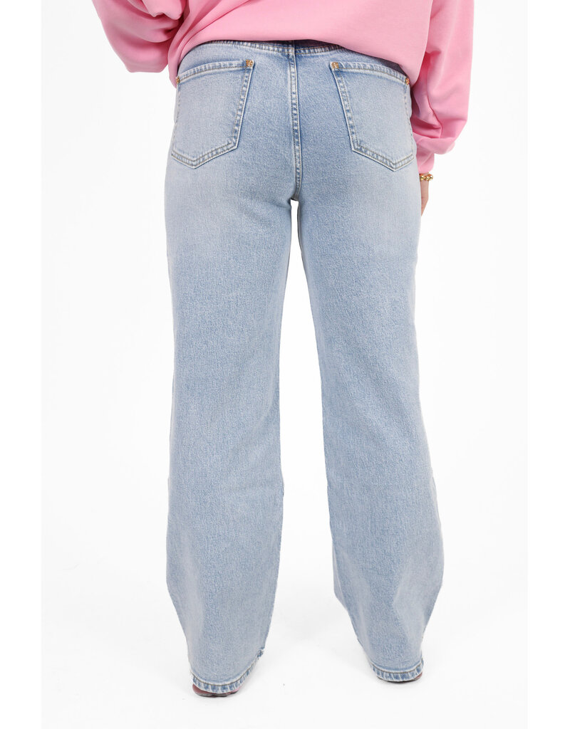 21Jewelz Jeans met gouden details - lichtblauw