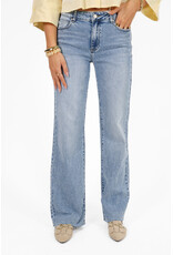 21Jewelz Gerafelde wide leg jeans extra tall - blauw