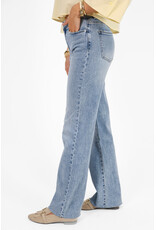 21Jewelz Gerafelde wide leg jeans extra tall - blauw