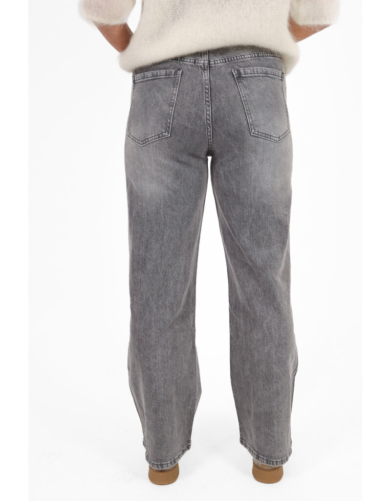 21Jewelz Wide fit jeans - grijs