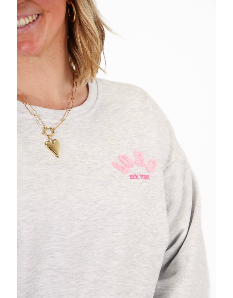 21Jewelz Soho sweater - grijs