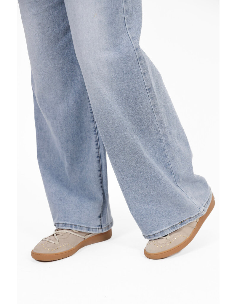 21Jewelz Basic wide leg jeans - lichtblauw