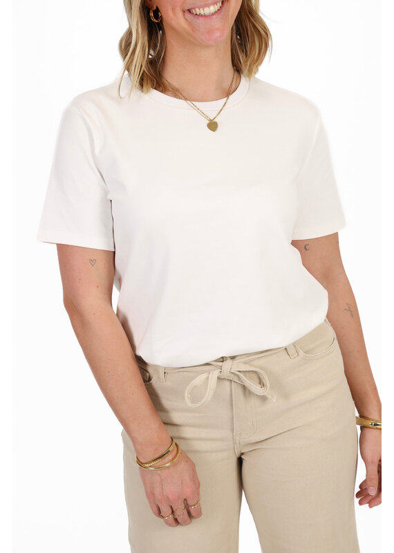 21Jewelz Effen basic t-shirt - wit