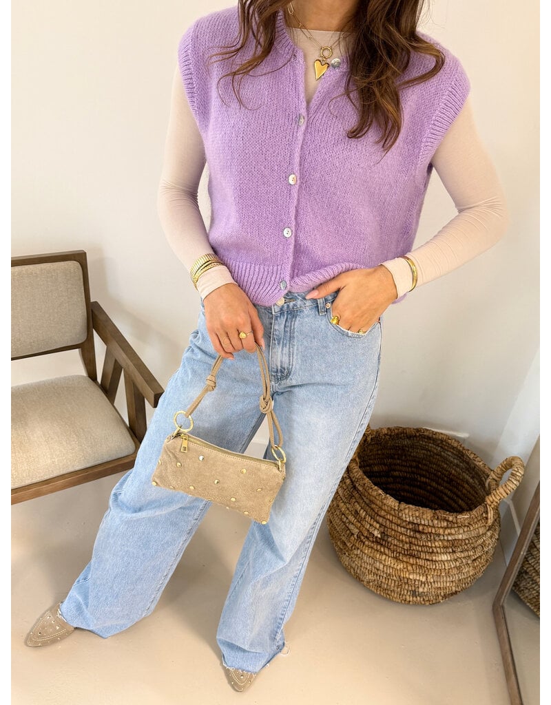 21Jewelz Lila giletje met knoopjes