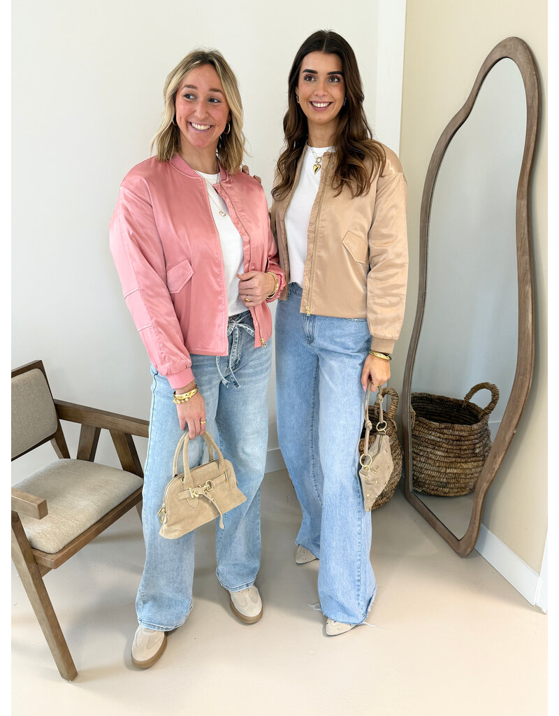 21Jewelz - The Label 21Jewelz | Bomber Myrthe - roze