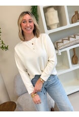 21Jewelz Effen basic sweater - ecru