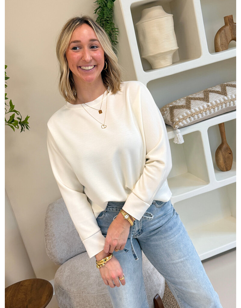 21Jewelz Effen basic sweater - ecru