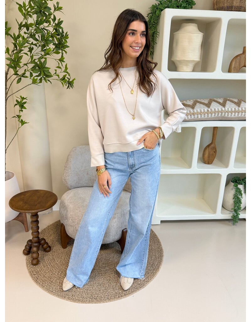 21Jewelz Effen basic sweater - beige