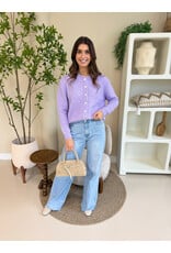 21Jewelz Effen vestje met knopen - lila