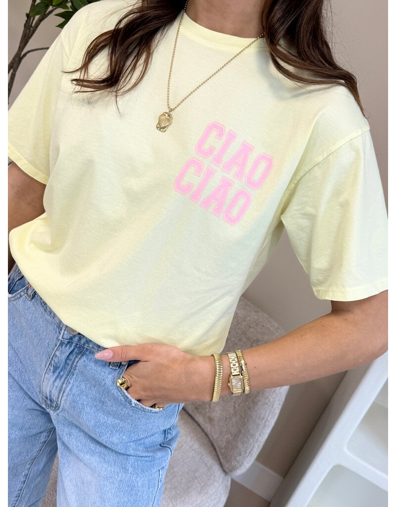 21Jewelz Ciao t-shirt - geel