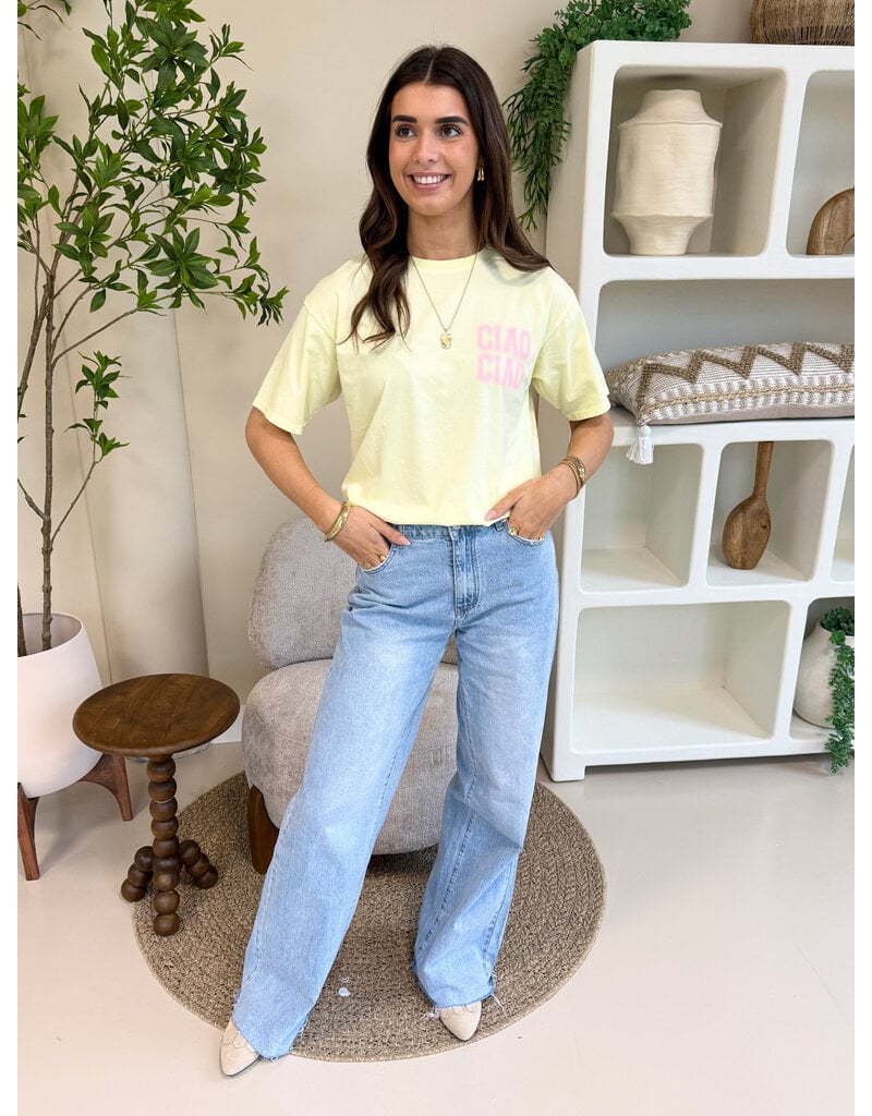 21Jewelz Ciao t-shirt - geel