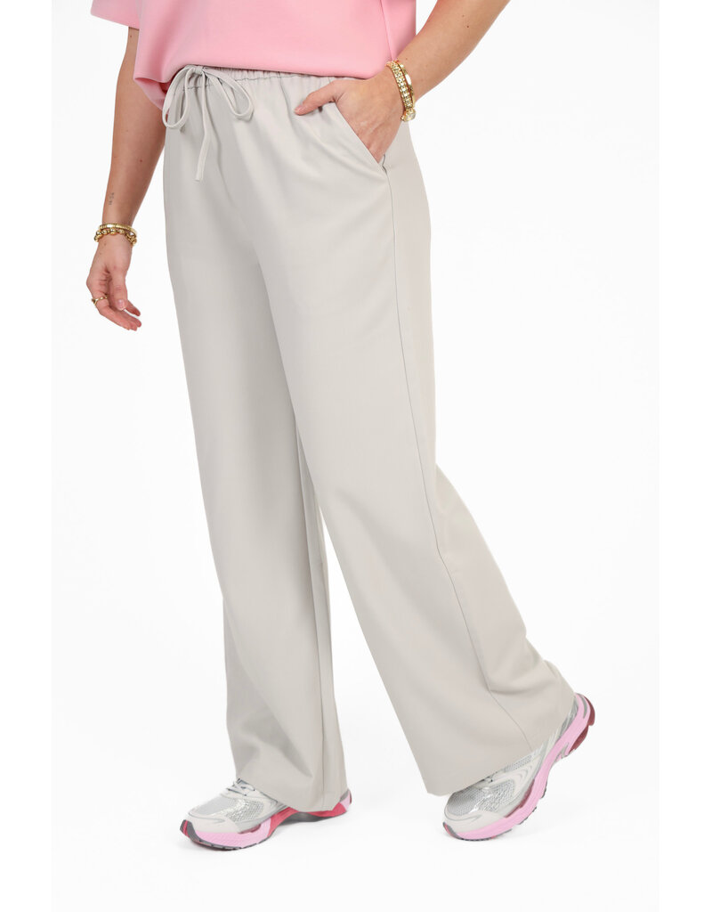 21Jewelz Effen casual jogger - lichtgrijs