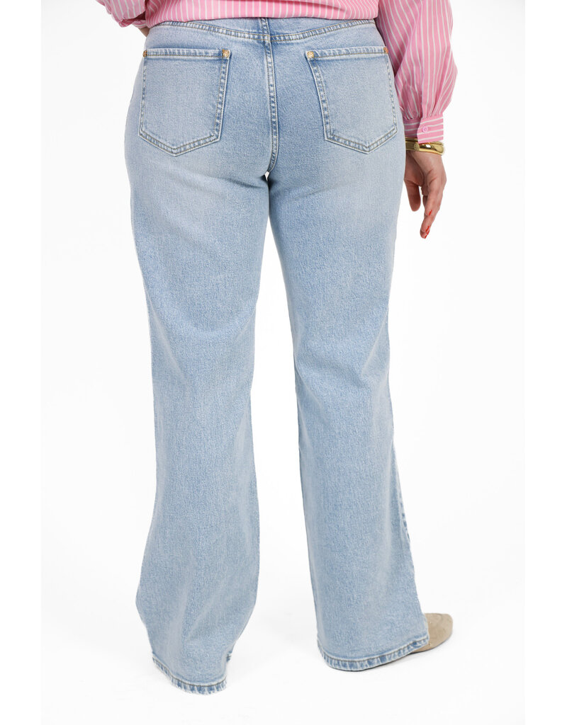 21Jewelz Jeans met gouden details - lichtblauw